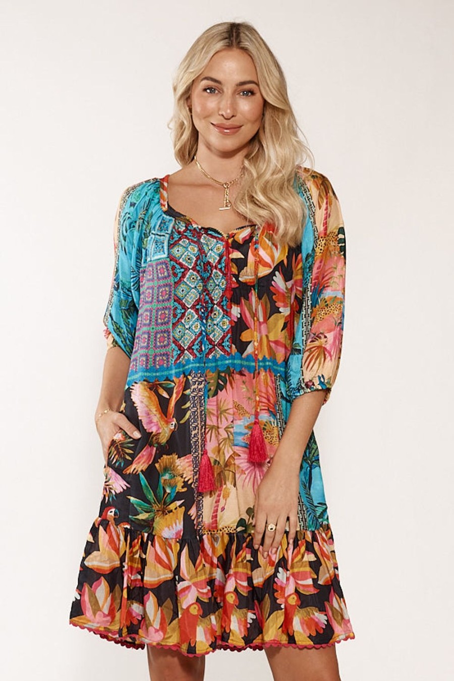 Dresses Lulalife | Lulalife Gertie Shirred Dress