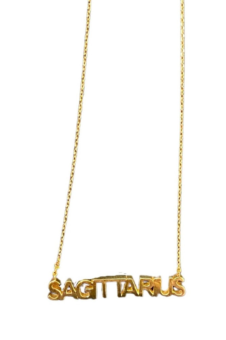 Accessories Jewellery Necklaces | Gold Sagittarius Horoscope Necklace