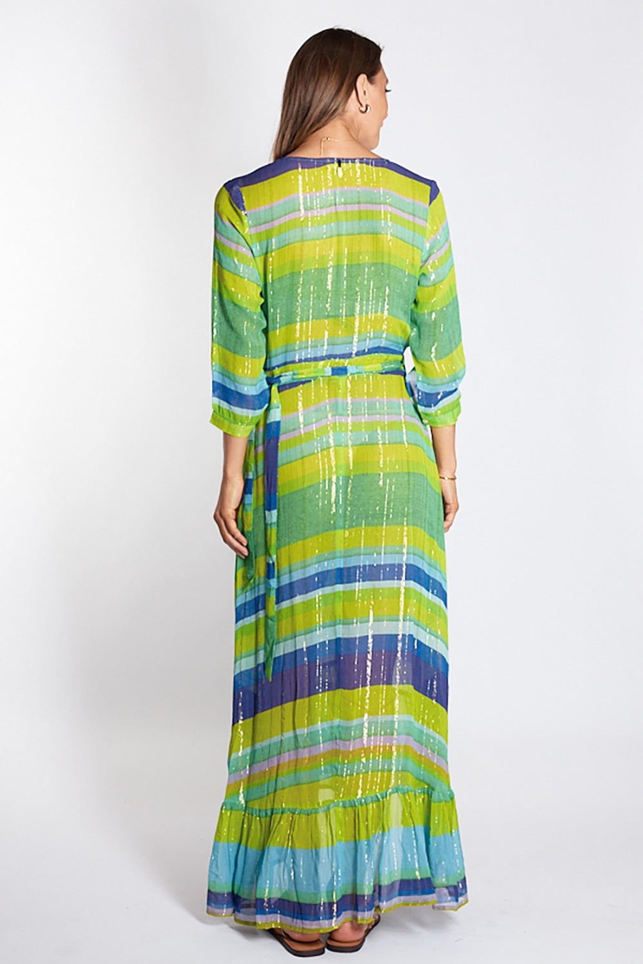 Dresses Rubyyaya | Rubyyaya Riviera Wrap Green