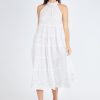 Dresses Lulasoul | Lulasoul Madden Tiered Halter White