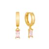 Accessories Jewellery Earrings | Jewel Citizen | Isla Pink Hoop Earrings