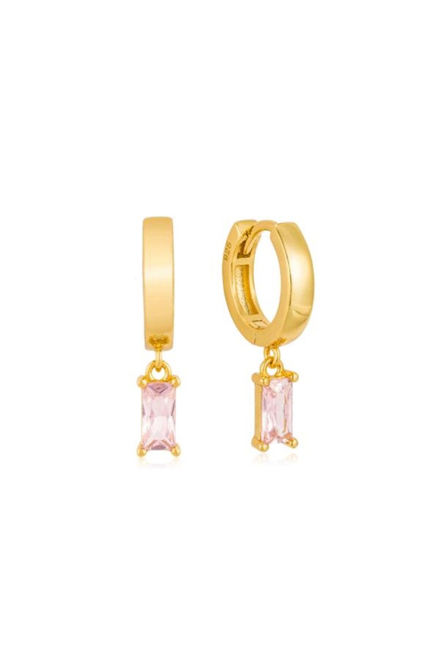 Accessories Jewellery Earrings | Jewel Citizen | Isla Pink Hoop Earrings