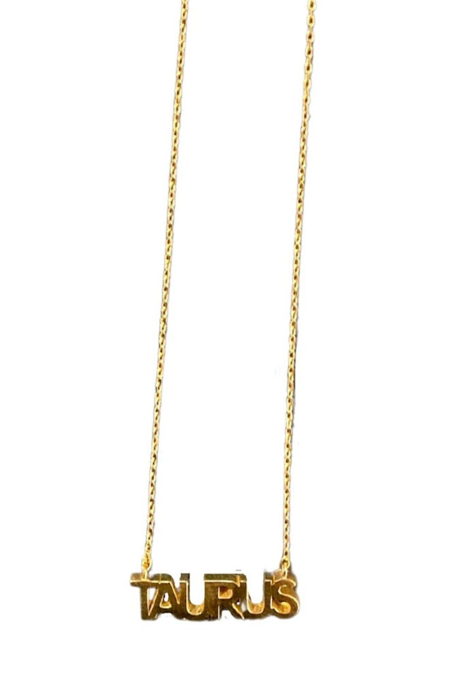 Accessories Jewellery Necklaces | Gold Taurus Horoscope Necklace