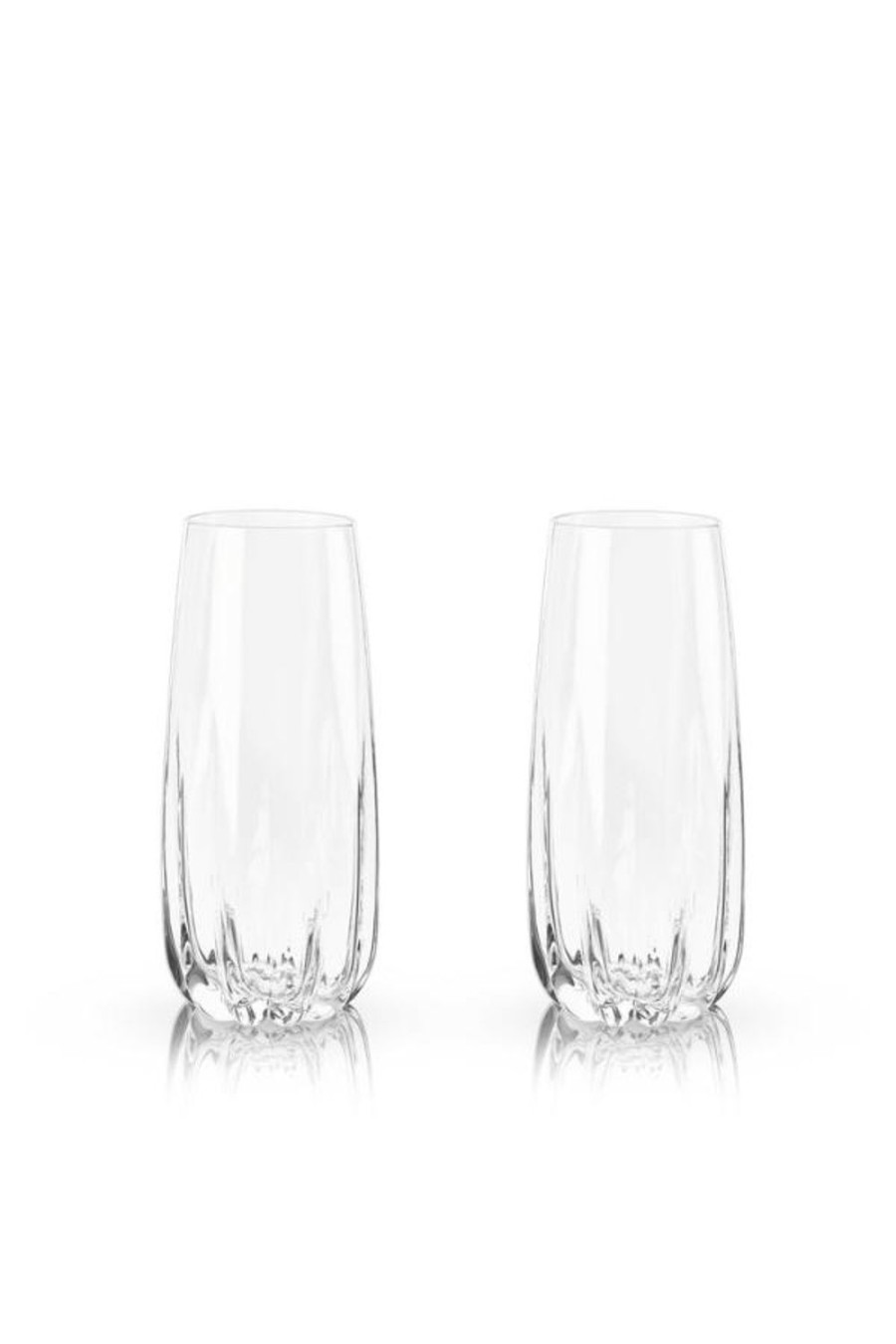 Wellness + Beauty Kabana | Viski Stemless Champagne Flutes | Pack Of 2