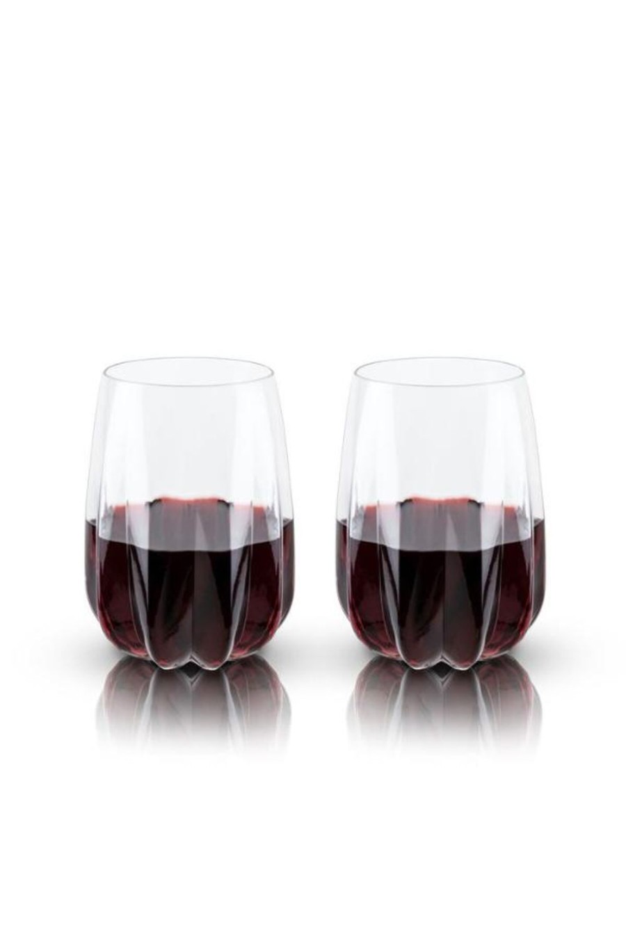 Wellness + Beauty Kabana | Viski Stemless Wine Glasses | Pack Of 2