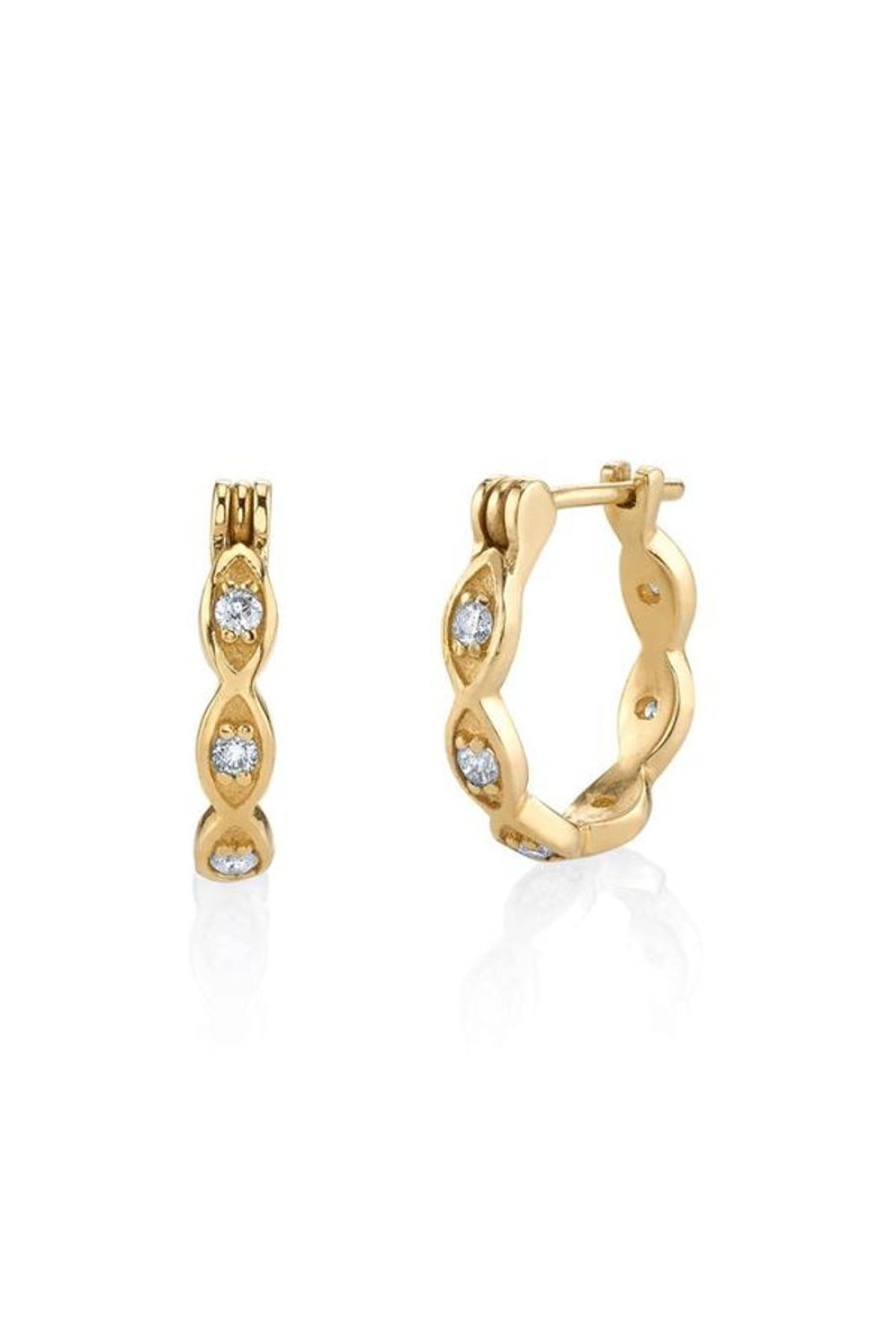 Accessories Jewellery Earrings | Jewel Citizen | Francesca Hoop Earrings Gold