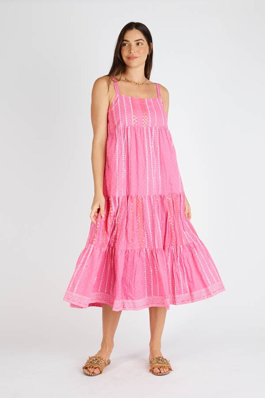 Dresses Lulasoul | Lulasoul Amos Sundress Pink