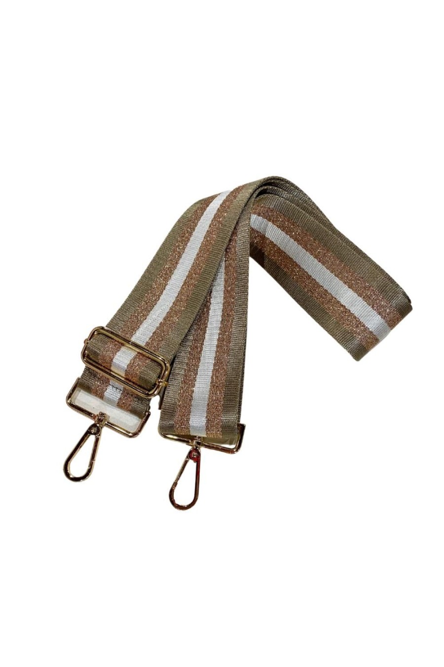 Accessories Kabana | Stripe Khaki Bag Strap