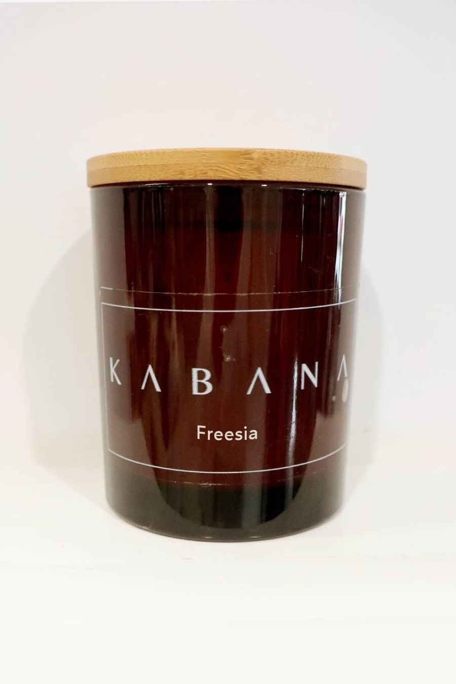 Wellness + Beauty Kabana | Amber Glass Candle Freesia