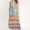 Dresses Lulasoul | Lulasoul Amazon Sleeveless Maxi Aqua