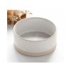 Wellness + Beauty Kabana | White Stoneware Dog Water Bowl