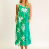 Dresses Lulasoul | Lulasoul Tranquil Sleeveless Midi Sea