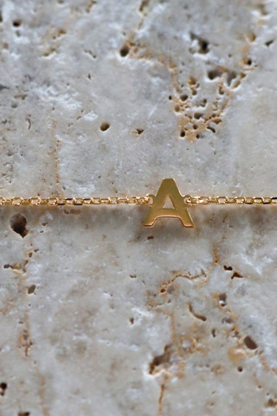 Accessories Kabana Bracelets | Initial Bracelet Gold