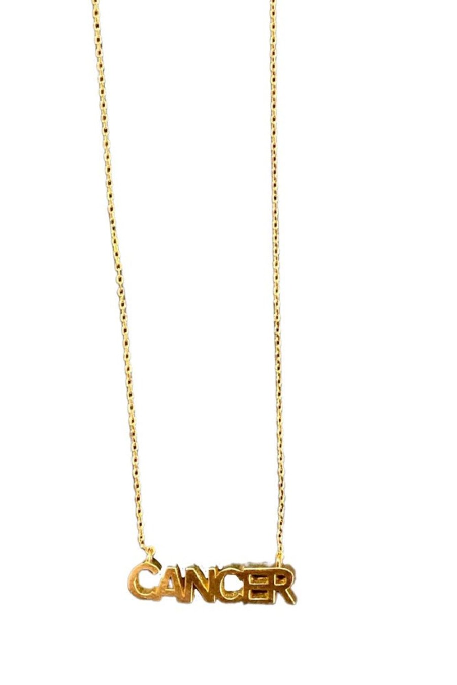 Accessories Jewellery Necklaces | Gold Cancer Horoscope Necklace