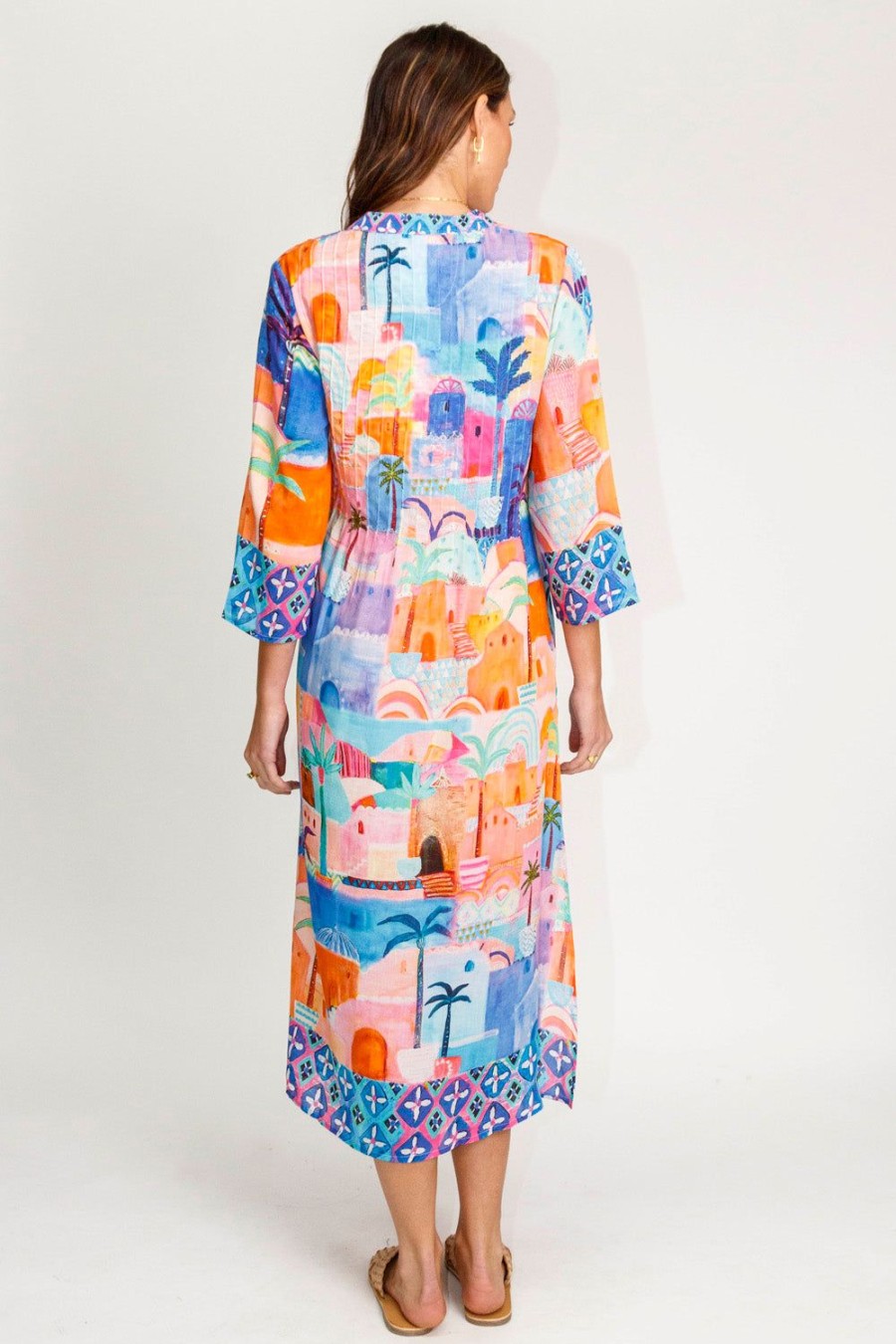 Dresses Lulalife | Lulalife Kasbah Midi Blue