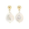 Accessories Jewellery Earrings | Jewel Citizen | Pearl Drop Earrings Gold