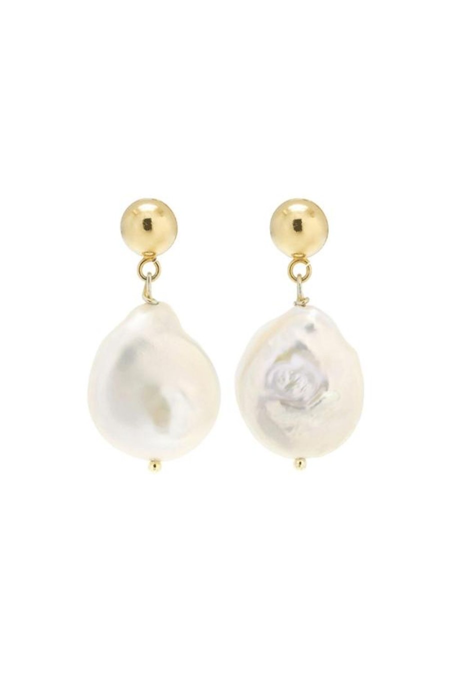 Accessories Jewellery Earrings | Jewel Citizen | Pearl Drop Earrings Gold