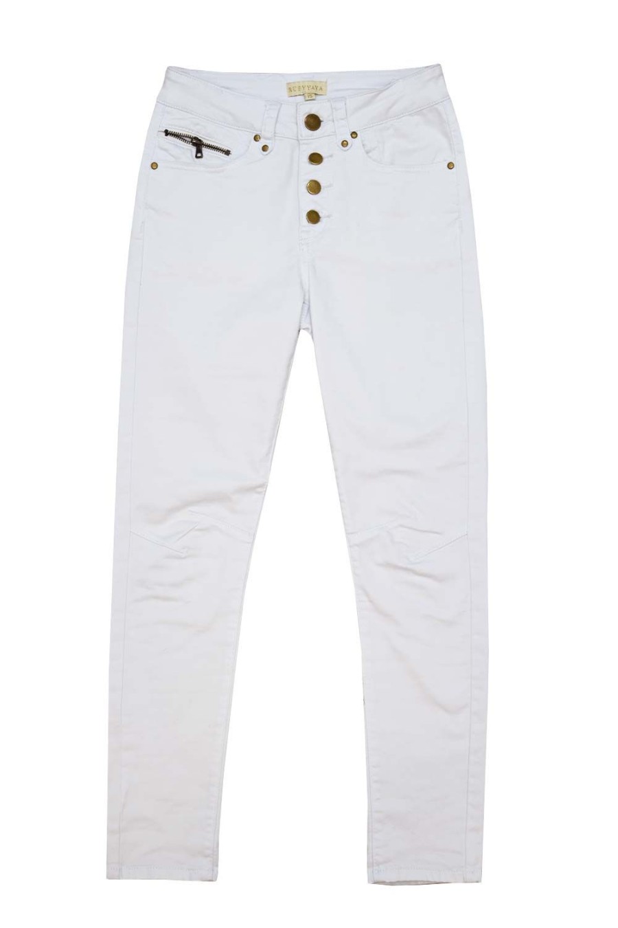 Bottoms Rubyyaya | Rubyyaya Norma Jeans | White