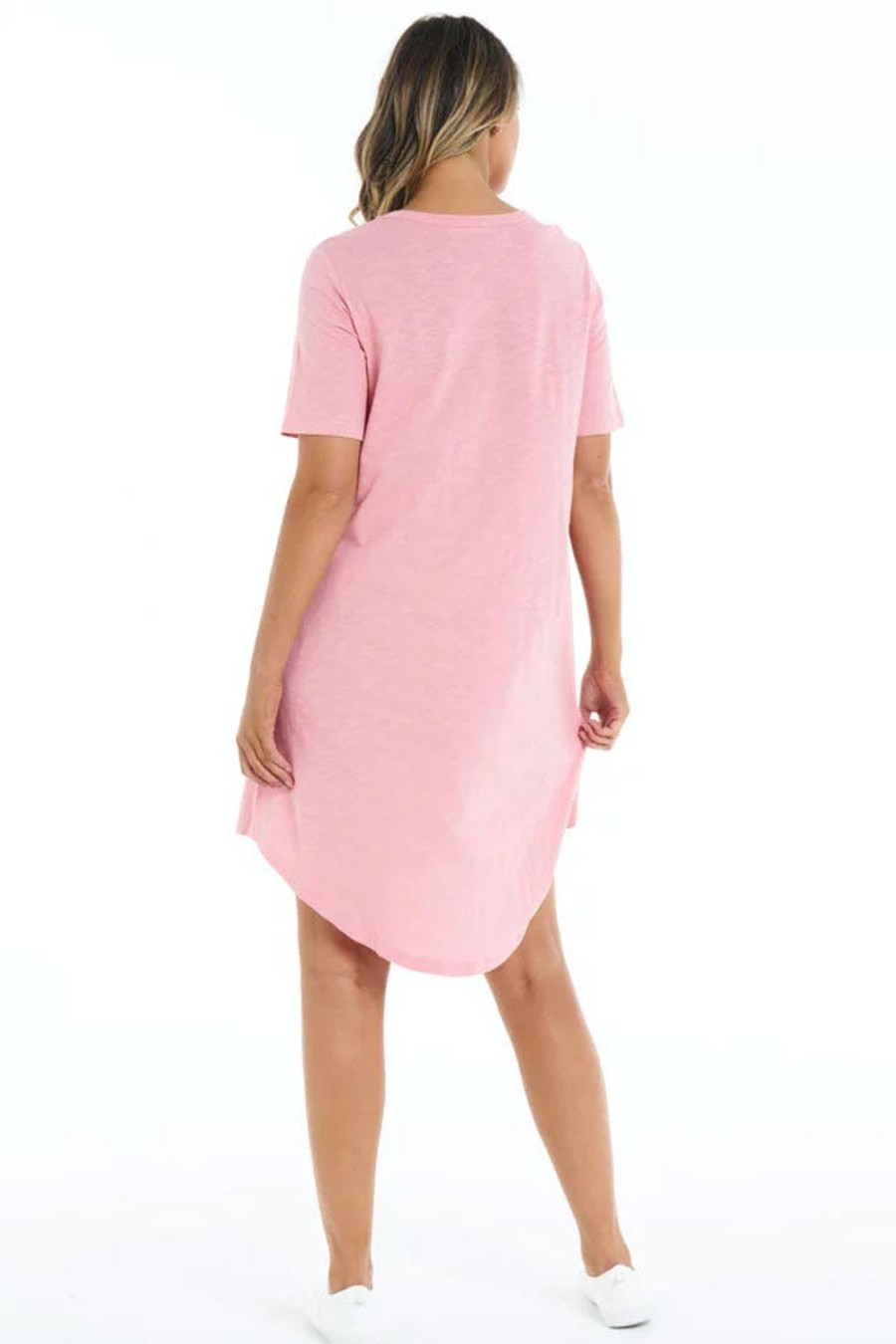 Everyday Essentials Kabana | Betty Basics | Nyree Dress Salmon Pink