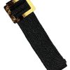 Accessories Kabana | Sardinia Brass Belt Black