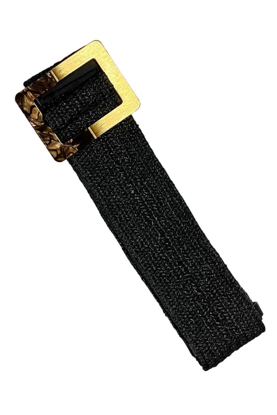 Accessories Kabana | Sardinia Brass Belt Black