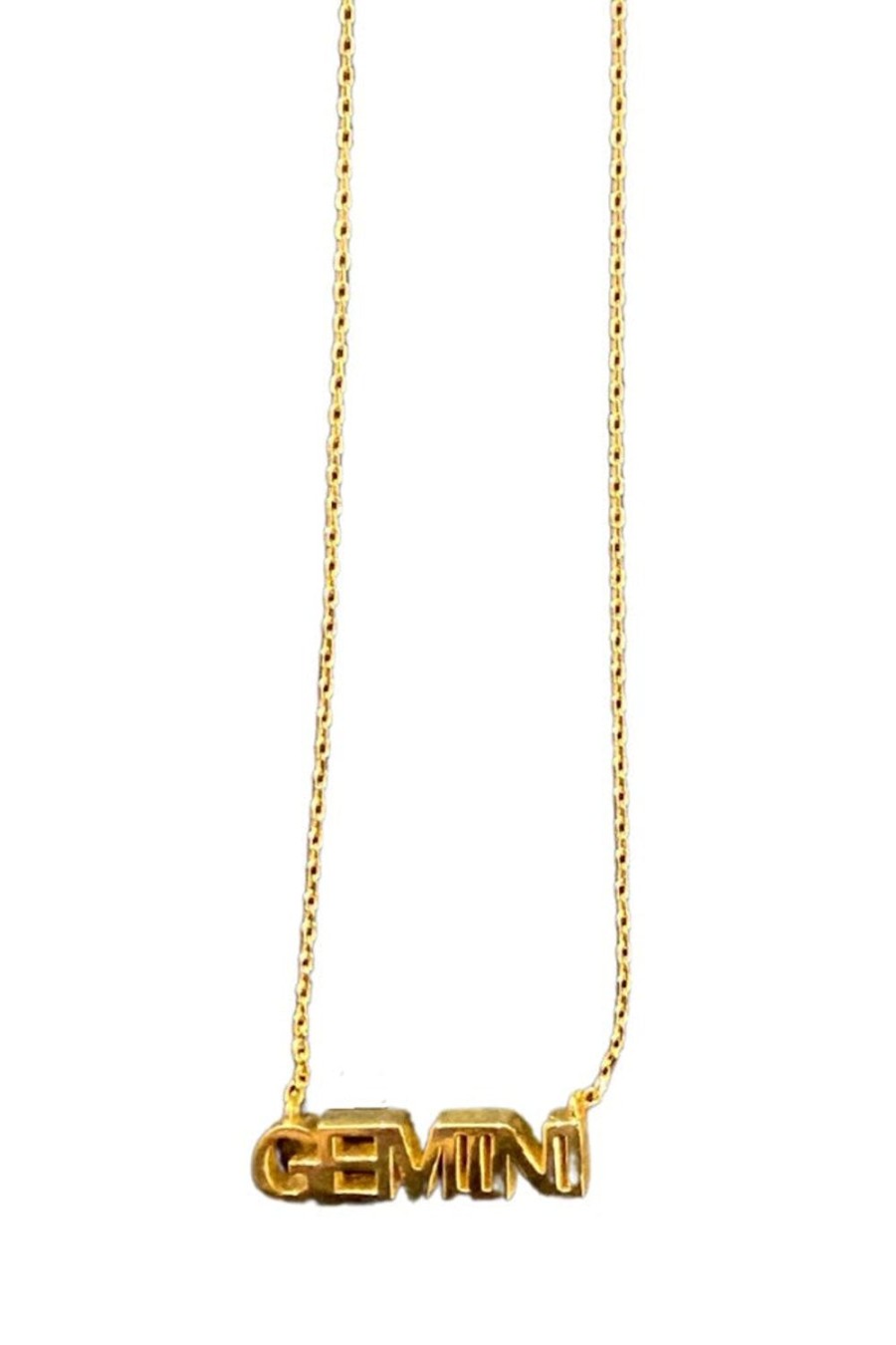 Accessories Jewellery Necklaces | Gold Gemini Horoscope Necklace