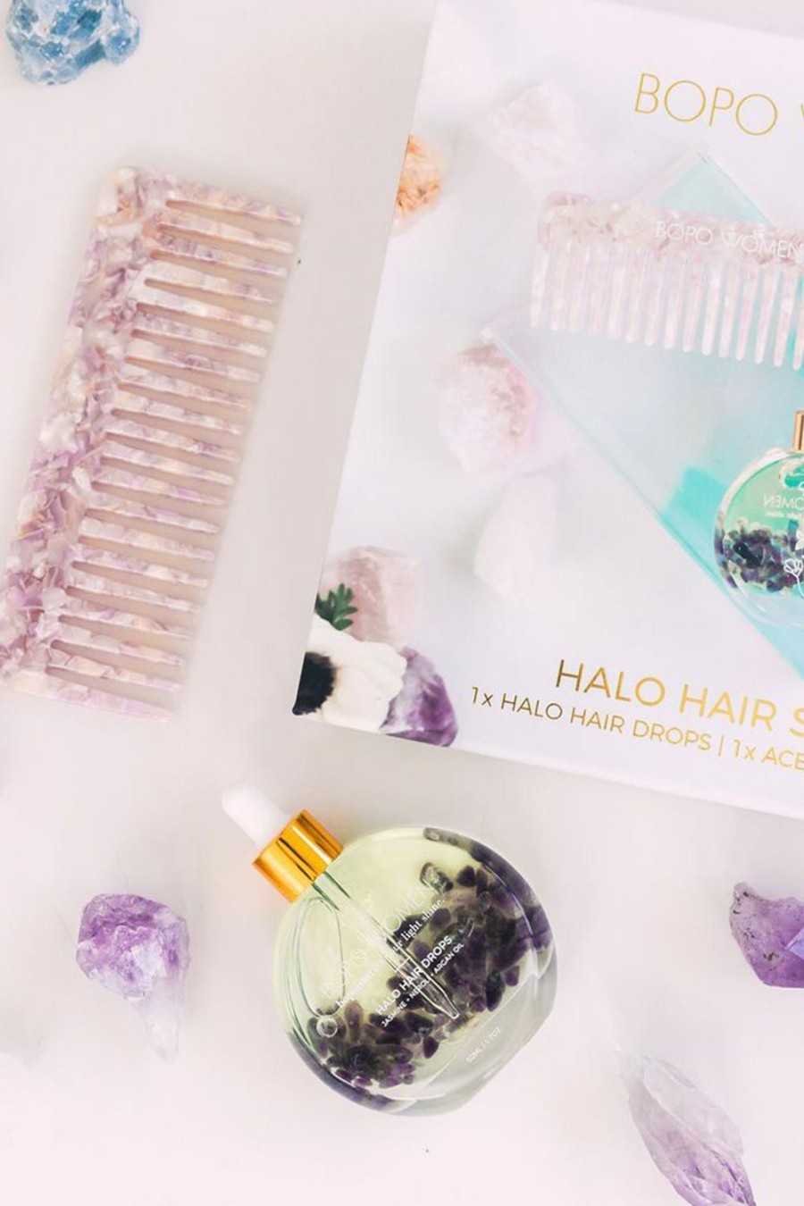 Wellness + Beauty Kabana | Bopo Halo Hair Drops Gift Set