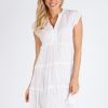 Dresses Lulalife | Lulalife Salem Tier Dress White