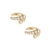 Accessories Jewellery Earrings | Jewel Citizen | Diamond Crescent Cuff Gold