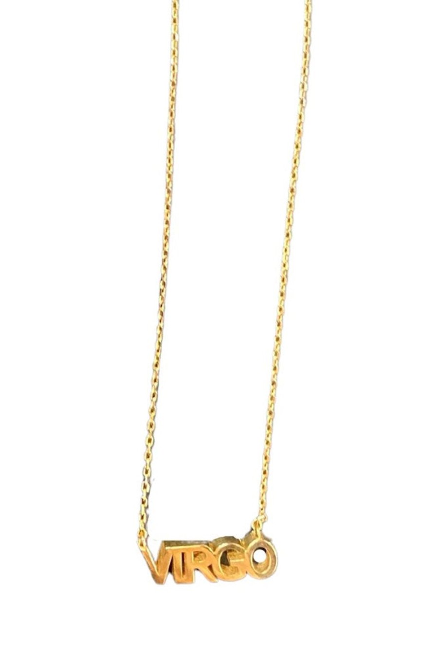 Accessories Jewellery Necklaces | Gold Virgo Horoscope Necklace