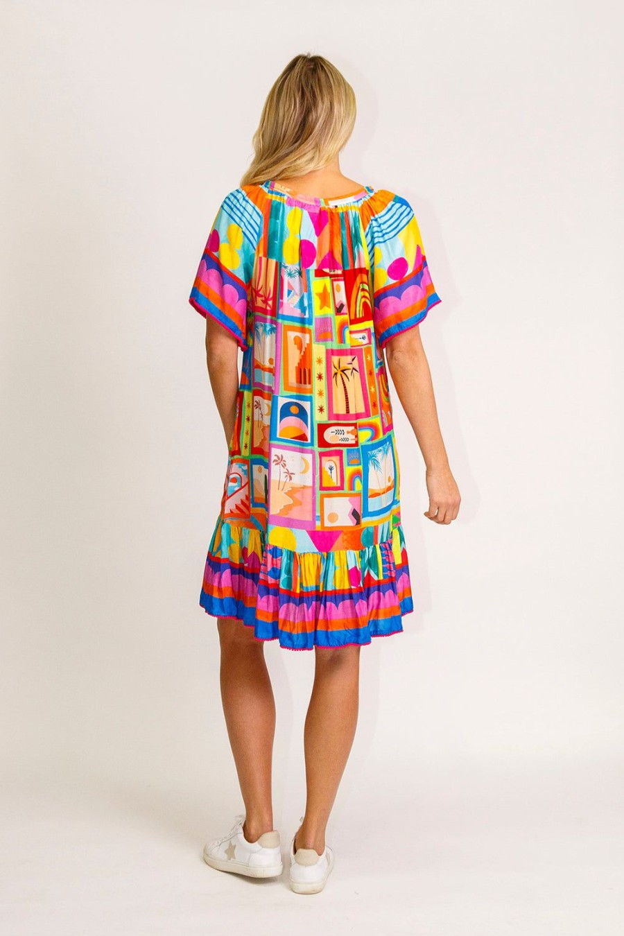 Dresses Lulalife | Lulalife Yamba Shirred Dress