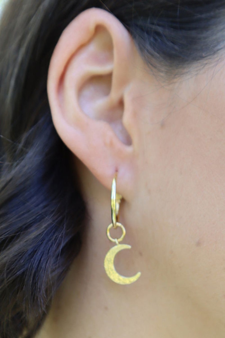 Accessories Jewellery Earrings | Half Moon Earring