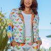 Tops Rubyyaya | Rubyyaya Birds Of Paradise Jacket Cream