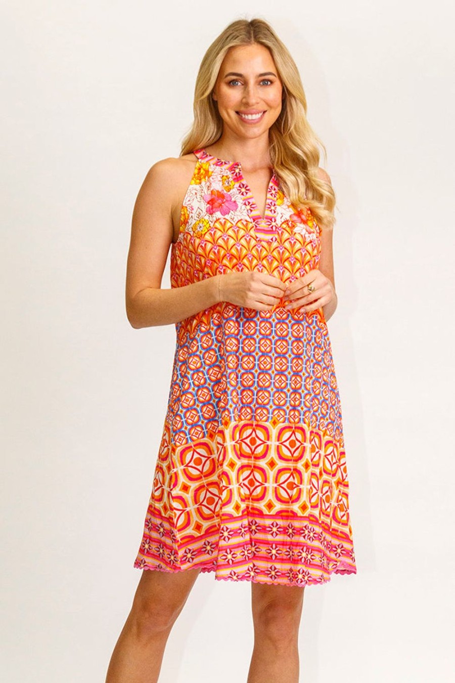 Dresses Lulalife | Lulalife Lorne Sundress Melon