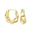 Accessories Jewellery Earrings | Jewel Citizen | Wave Hoop Earrings