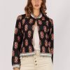 Tops Rubyyaya | Rubyyaya Paisley Jacket Black