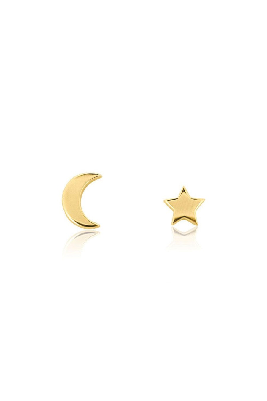 Accessories Kabana Earrings | Kabana Star & Moon Stud Earrings Gold | Kabana Shop