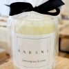 Wellness + Beauty Kabana | Small Glass Candle Lemongrass & Lime